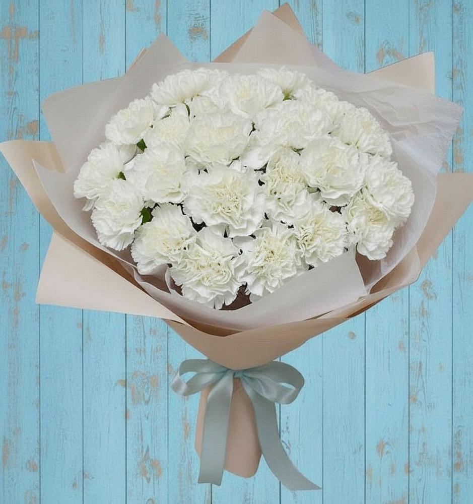 Букет цветов из: Гвоздики в Новоспасском