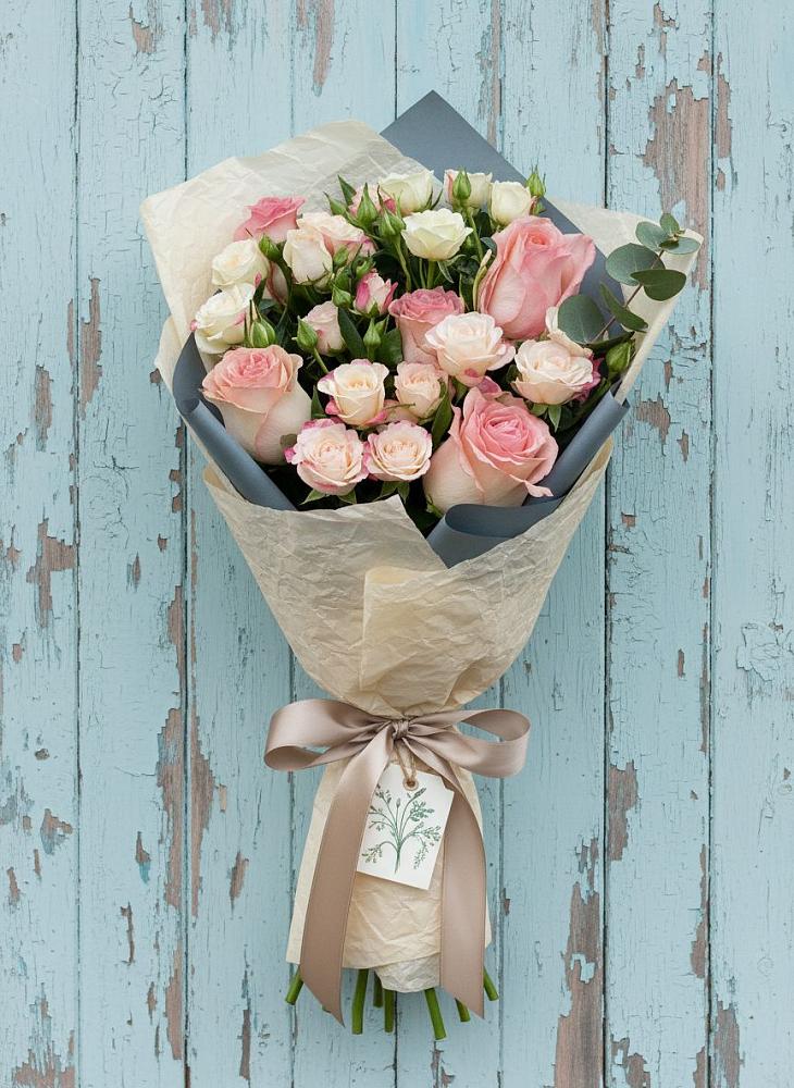 Букет цветов из: Розы в Новоспасском