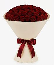 Букет 101 Бордовая роза Блэк Бакарра в Новоспасском