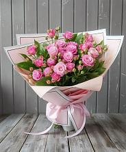 Букет Розовый кустик в Новоспасском