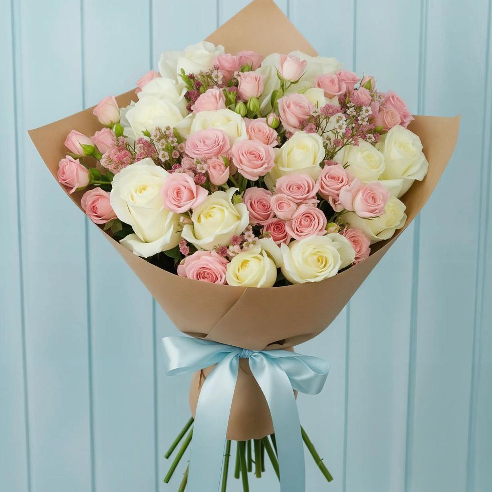 Букет цветов из: Розы в Новоспасском