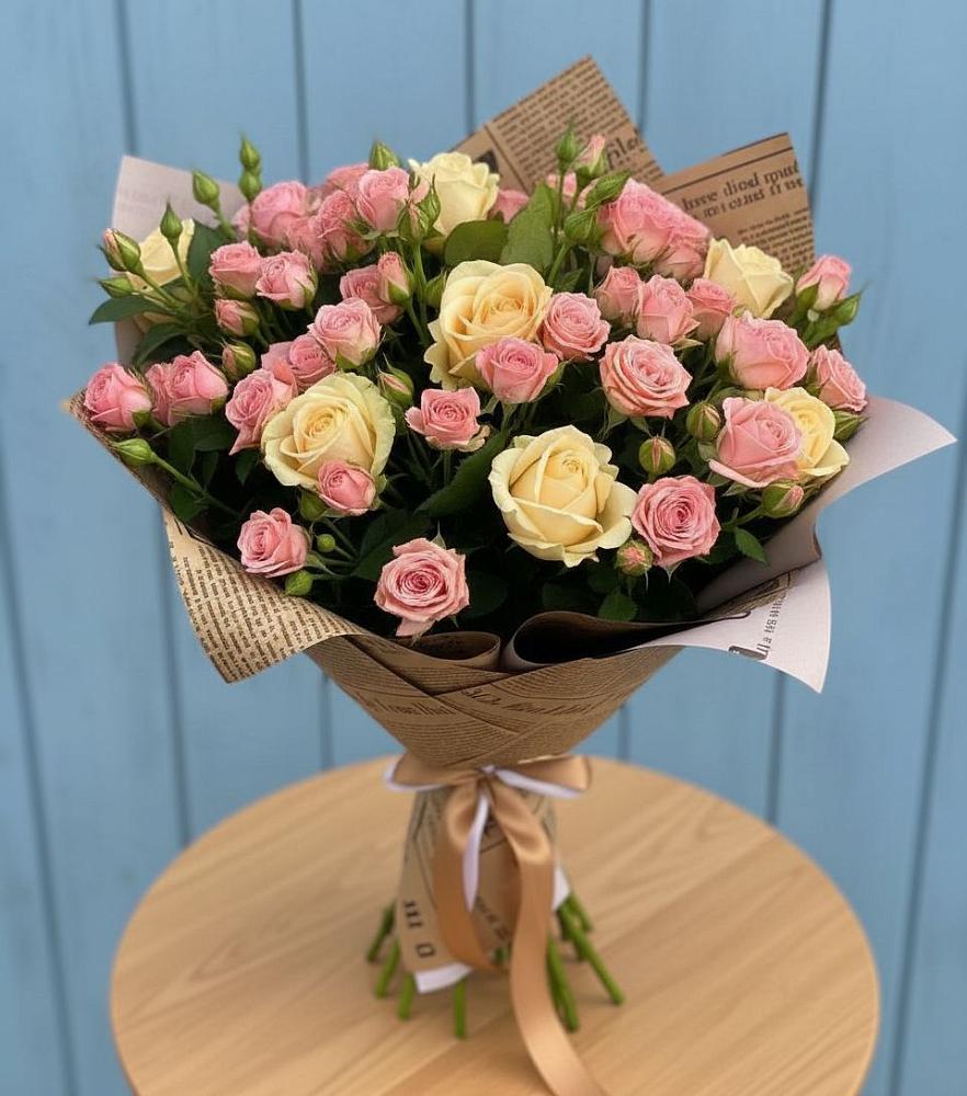 Букет цветов из: Розы в Новоспасском