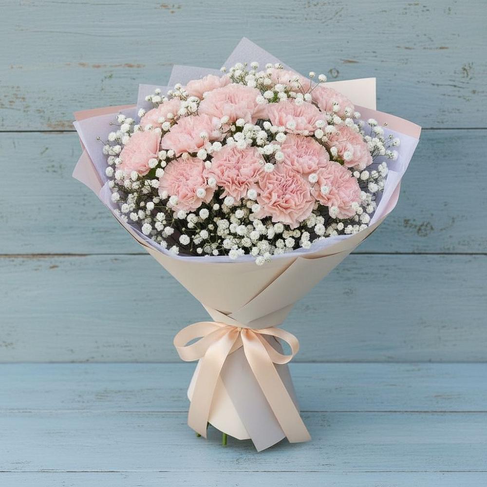 Букет цветов из: Гвоздики в Новоспасском