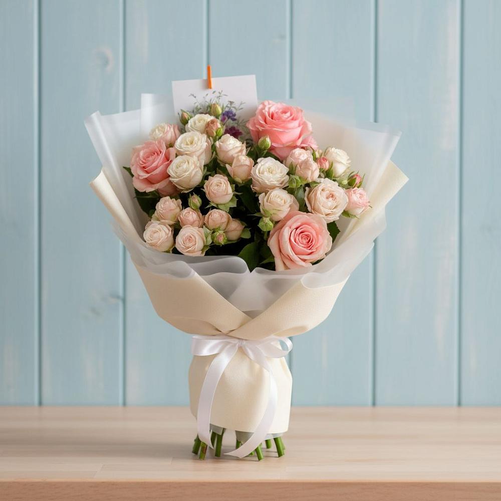 Букет цветов из: Розы в Новоспасском