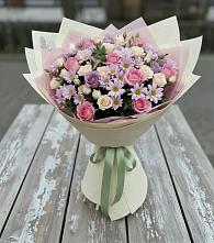 Букет цветов из:  Розы и Хризантемы в Новоспасском