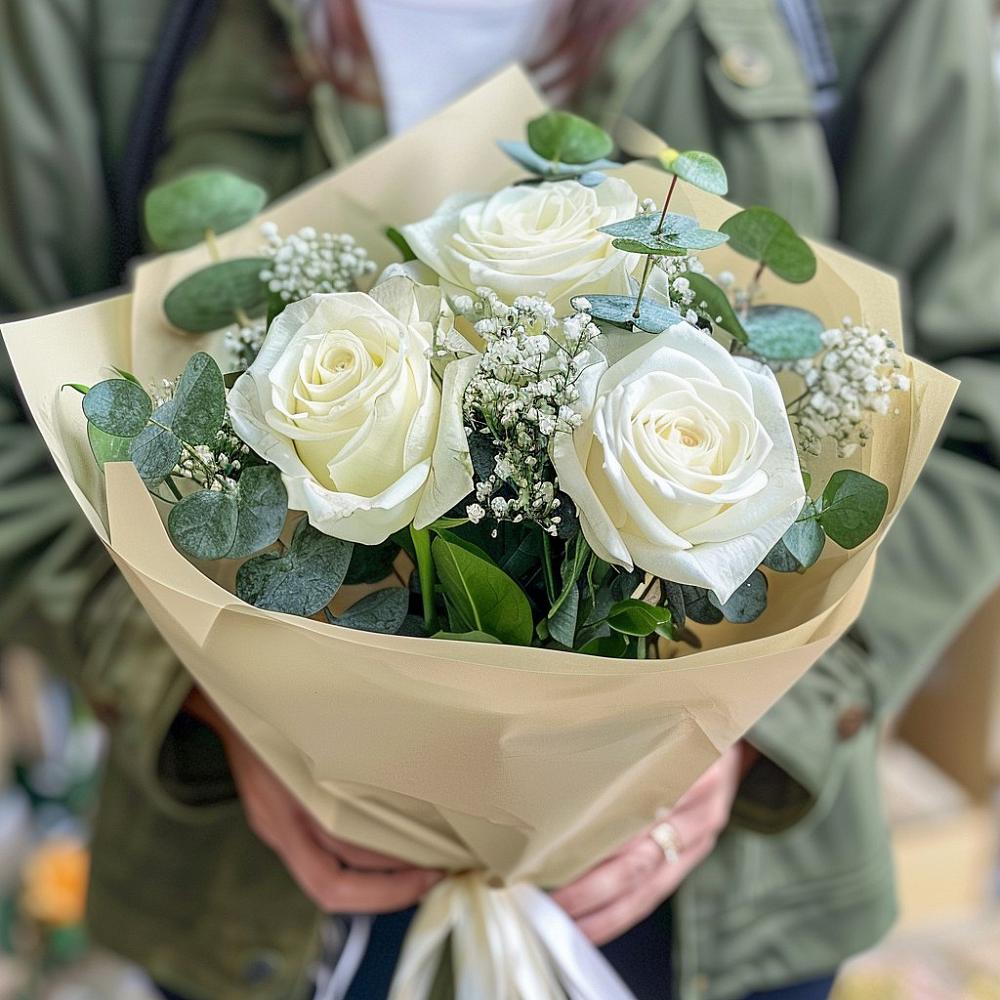 Букет цветов из: Розы в Новоспасском