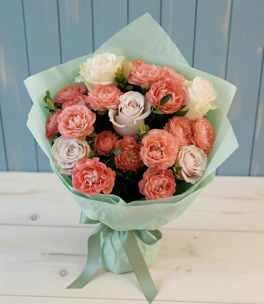 Букет цветов из: Розы в Новоспасском