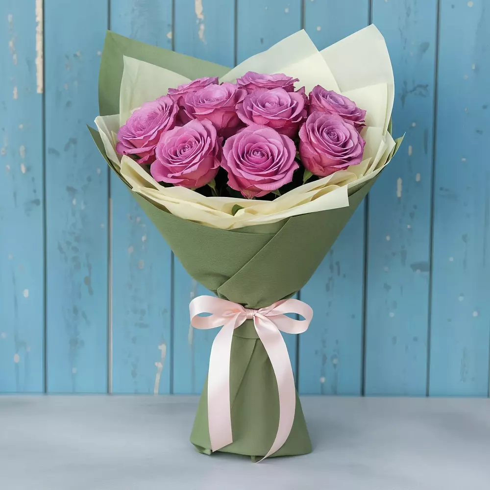 Букет Розы Фёрст Леди в Новоспасском