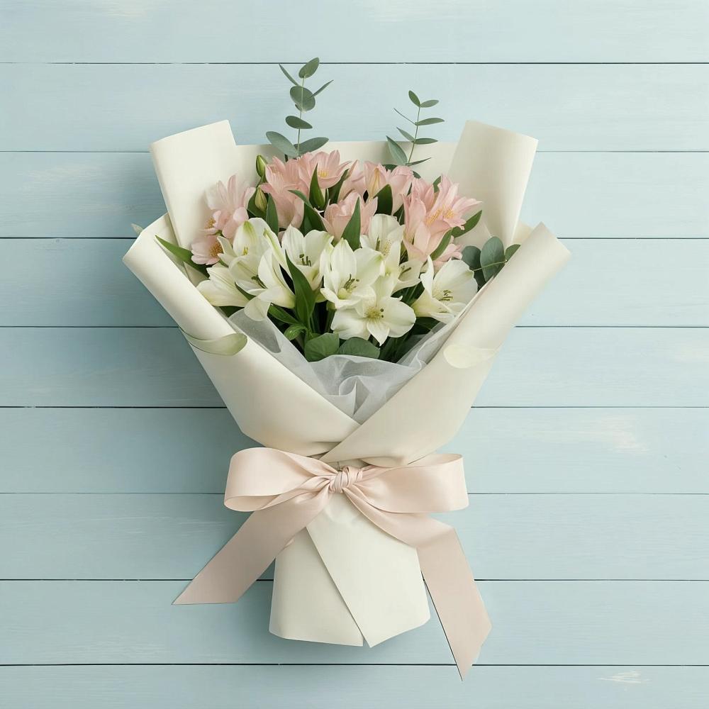 Букет цветов из: Альстромерии в Новоспасском