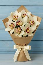 Букет цветов из:  Орхидеи и Розы в Новоспасском