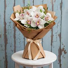 Букет цветов из:  Орхидеи и Розы в Новоспасском