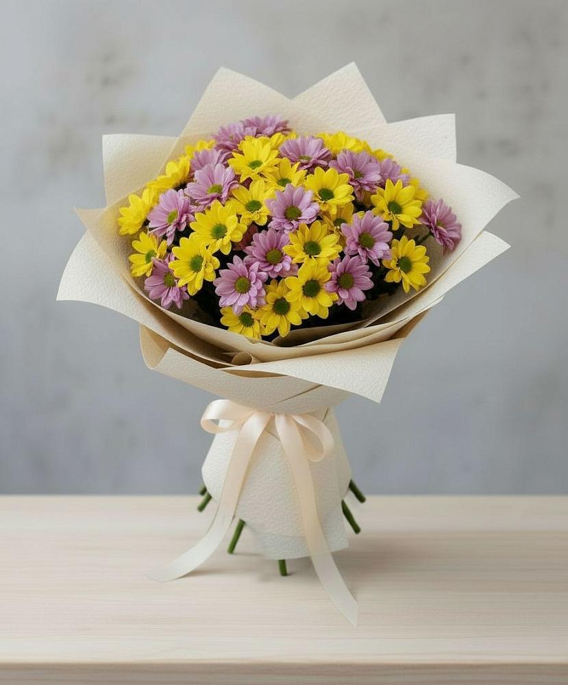Букет цветов из: Хризантемы в Новоспасском